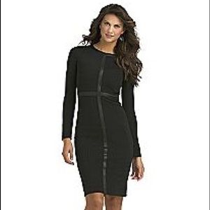 Kardashian Kollection Black Long Sleeve Dress